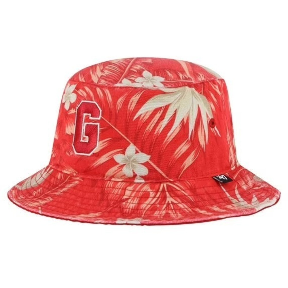 '47 Men's Red Georgia Bulldogs Embroidered Tropicalia Bucket Hat - One size